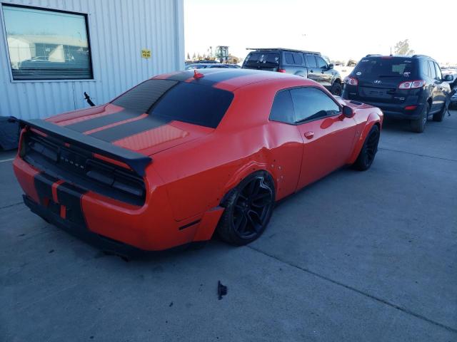 2C3CDZFJ4MH602542 - 2021 DODGE CHALLENGER R/T SCAT PACK ORANGE photo 3