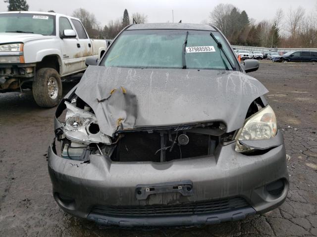 2T1KR32E06C562715 - 2006 TOYOTA COROLLA MA XR GRAY photo 5