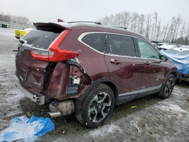 7FARW1H94JE012688 - 2018 HONDA CR-V TOURING BURGUNDY photo 3