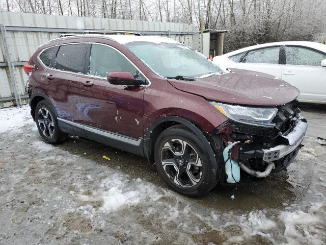 7FARW1H94JE012688 - 2018 HONDA CR-V TOURING BURGUNDY photo 4