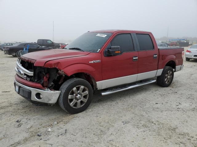 1FTFW1CF8EKF87817 - 2014 FORD F150 SUPERCREW RED photo 1