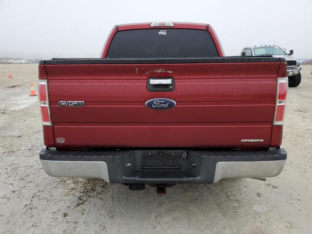 1FTFW1CF8EKF87817 - 2014 FORD F150 SUPERCREW RED photo 6