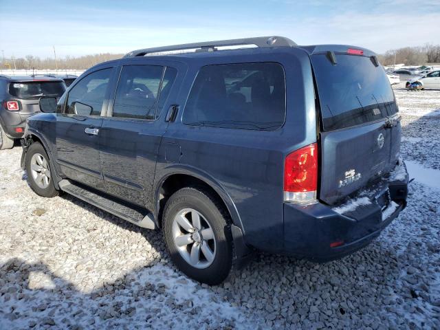 5N1BA0ND8FN603349 - 2015 NISSAN ARMADA SV BLUE photo 2