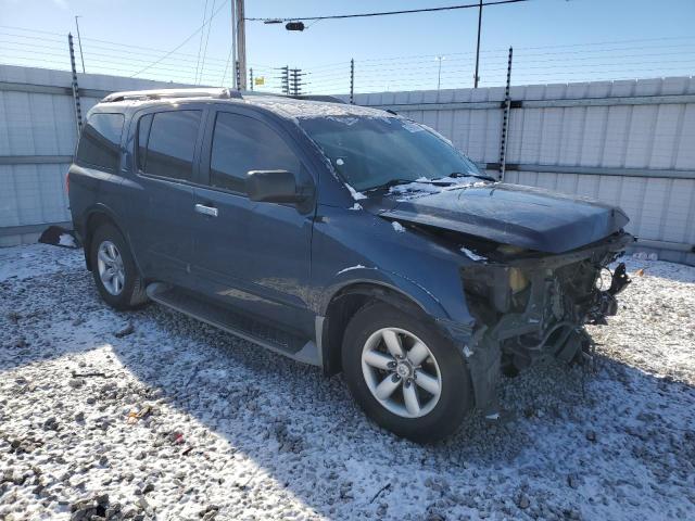 5N1BA0ND8FN603349 - 2015 NISSAN ARMADA SV BLUE photo 4