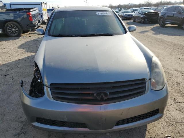 JNKCV51E66M509998 - 2006 INFINITI G35 GRAY photo 5