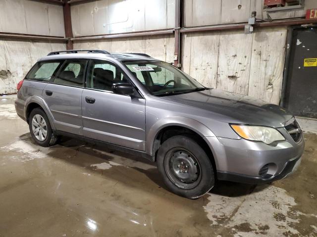 4S4BP60C097341853 - 2009 SUBARU OUTBACK SILVER photo 4