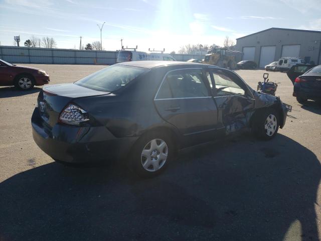 1HGCM56407A218437 - 2007 HONDA ACCORD LX BLUE photo 3