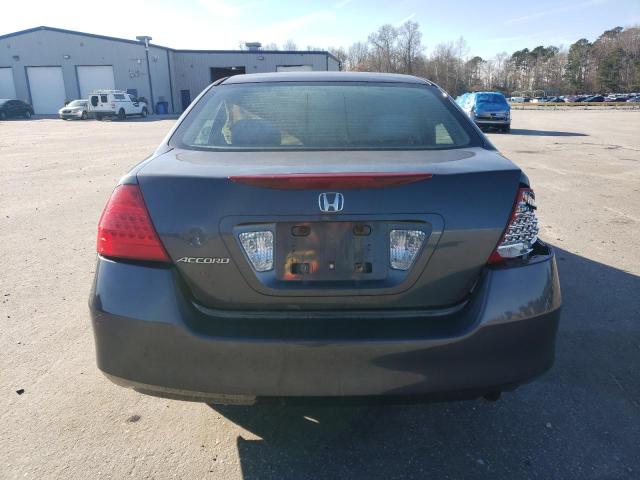 1HGCM56407A218437 - 2007 HONDA ACCORD LX BLUE photo 6