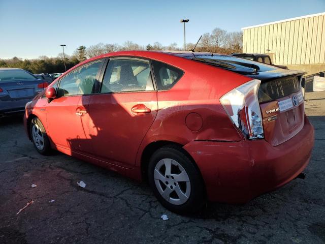 JTDKN3DUXD1727512 - 2013 TOYOTA PRIUS RED photo 2