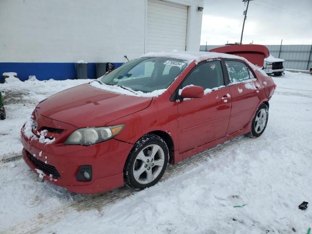 2T1BU4EE8BC667237 - 2011 TOYOTA COROLLA BASE RED photo 1