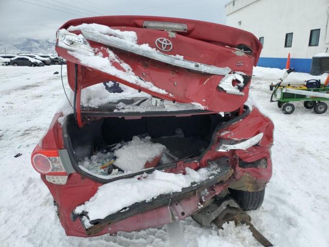 2T1BU4EE8BC667237 - 2011 TOYOTA COROLLA BASE RED photo 6