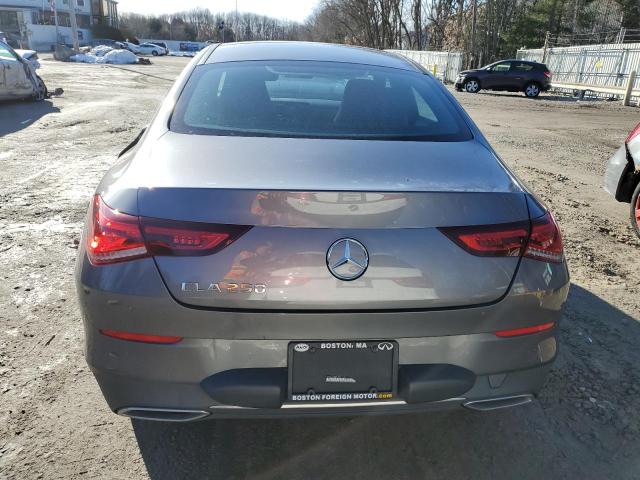 WDD5J4GB9LN057523 - 2020 MERCEDES-BENZ CLA 250 GRAY photo 6