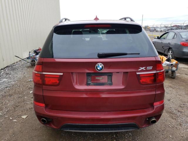 5UXZV4C57CL985373 - 2012 BMW X5 XDRIVE35I BURGUNDY photo 6