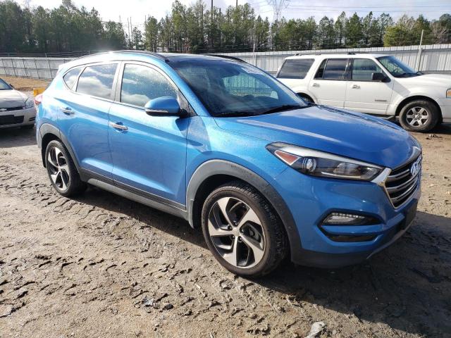 KM8J3CA24GU157753 - 2016 HYUNDAI TUCSON LIMITED BLUE photo 4