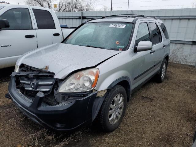 JHLRD788X6C058464 - 2006 HONDA CR-V EX GRAY photo 2