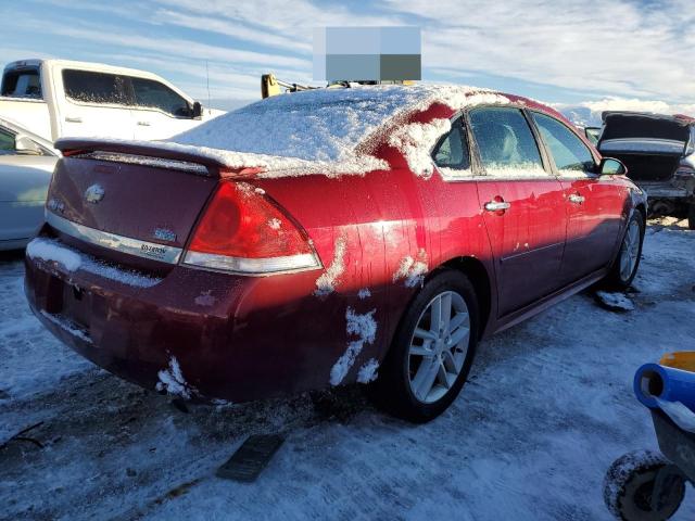 2G1WU57M991208313 - 2009 CHEVROLET IMPALA LTZ RED photo 3