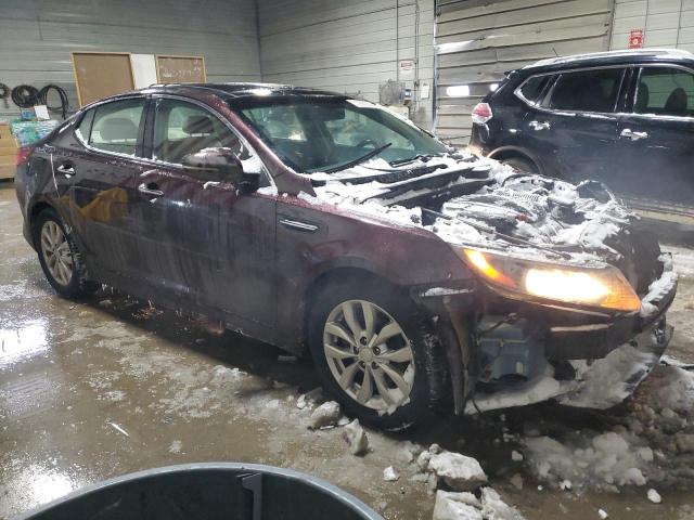 5XXGN4A7XFG476914 - 2015 KIA OPTIMA EX MAROON photo 4