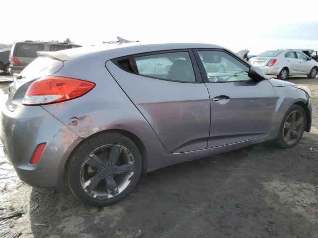 KMHTC6AD9EU210388 - 2014 HYUNDAI VELOSTER GRAY photo 3