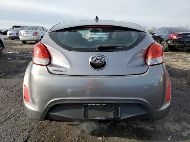 KMHTC6AD9EU210388 - 2014 HYUNDAI VELOSTER GRAY photo 6