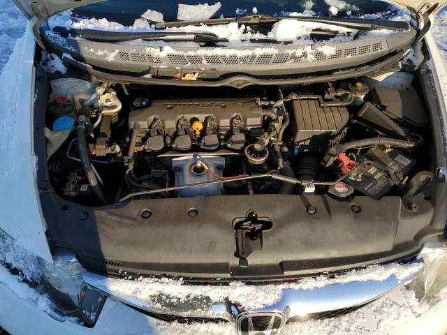 2HGFA16889H536246 - 2009 HONDA CIVIC EX WHITE photo 11