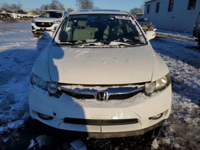 2HGFA16889H536246 - 2009 HONDA CIVIC EX WHITE photo 5