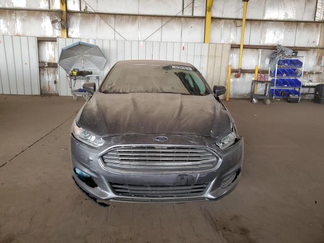 3FA6P0UU6ER220307 - 2014 FORD FUSION S HYBRID GRAY photo 5