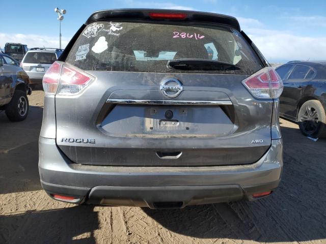 KNMAT2MV8FP532254 - 2015 NISSAN ROGUE S GRAY photo 6