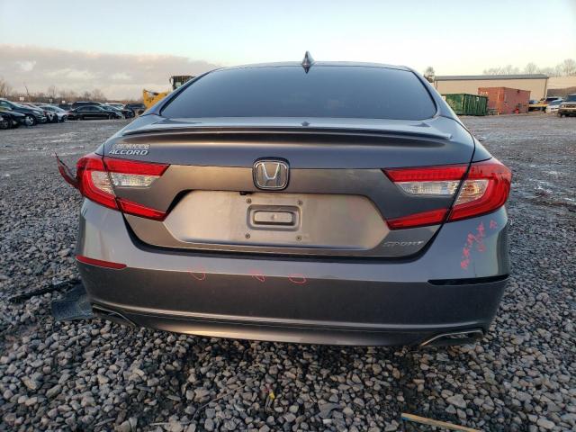 1HGCV1F39LA140439 - 2020 HONDA ACCORD SPORT GRAY photo 6