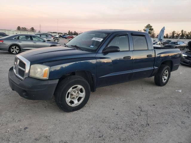 1D7HE28K55S363434 - 2005 DODGE DAKOTA QUAD BLUE photo 1