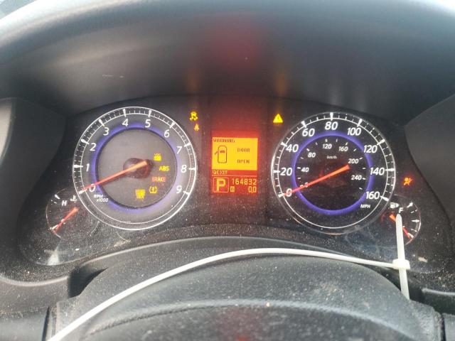 JNKAJ09F48M359704 - 2008 INFINITI EX35 BASE შავი ფოტო 9