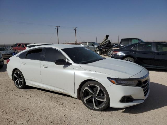 1HGCV1F31NA089411 - 2022 HONDA ACCORD SPORT WHITE photo 4