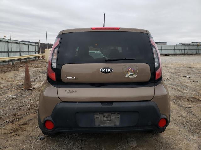 KNDJN2A25G7251003 - 2016 KIA SOUL TAN photo 6