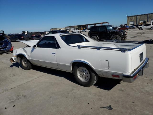 3GCCW80H3HS901755 - 1987 CHEVROLET EL CAMINO WHITE photo 2