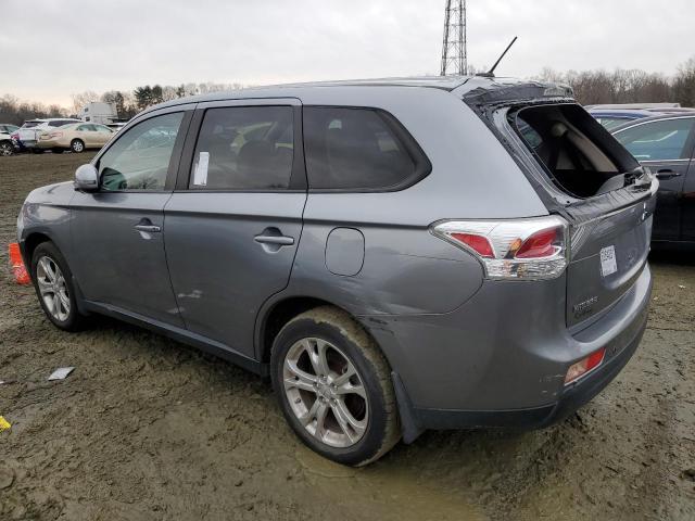 JA4AZ3A38EZ003858 - 2014 MITSUBISHI OUTLANDER SE GRAY photo 2