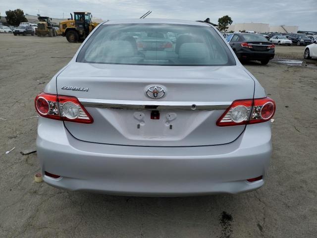 2T1BU4EE9DC088292 - 2013 TOYOTA COROLLA BASE SILVER photo 6