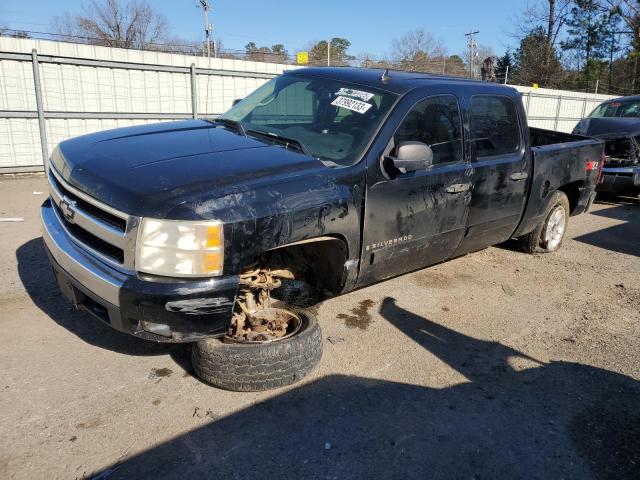 2GCEK13MX71529877 - 2007 CHEVROLET SILVERADO K1500 CREW CAB BLACK photo 1