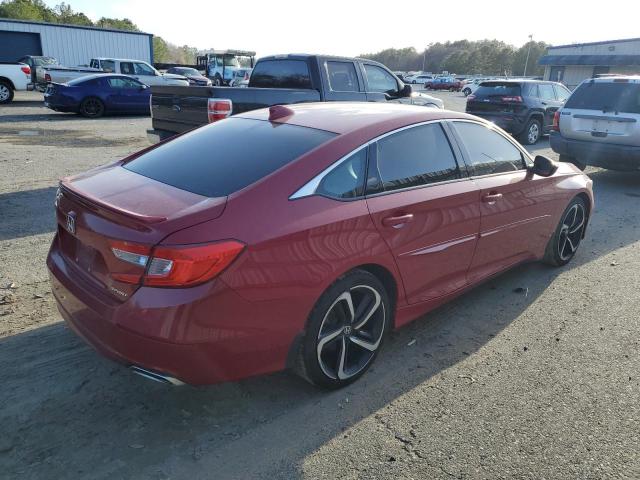 1HGCV1F32KA152995 - 2019 HONDA ACCORD SPORT RED photo 3