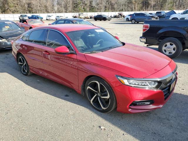 1HGCV1F32KA152995 - 2019 HONDA ACCORD SPORT RED photo 4