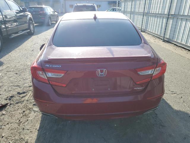 1HGCV1F32KA152995 - 2019 HONDA ACCORD SPORT RED photo 6