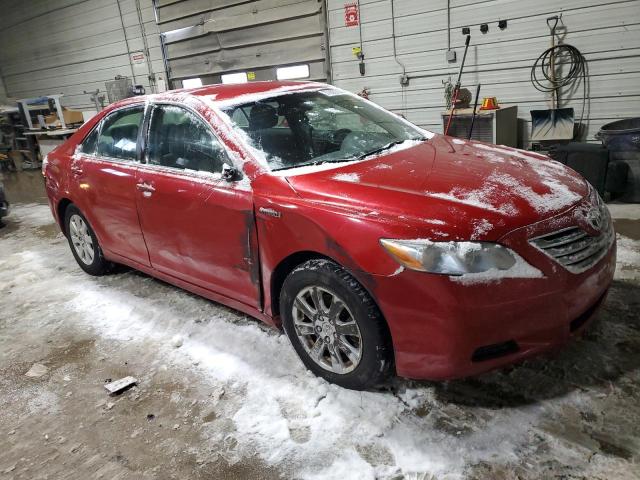 JTNBB46K473026818 - 2007 TOYOTA CAMRY HYBRID MAROON photo 4