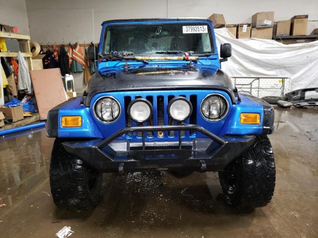 1J4FA69SX3P322665 - 2003 JEEP WRANGLER / RUBICON BLUE photo 5