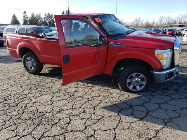 1FTBF2B61EEA17517 - 2014 FORD F250 SUPER DUTY RED photo 4