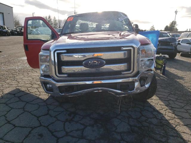 1FTBF2B61EEA17517 - 2014 FORD F250 SUPER DUTY RED photo 5