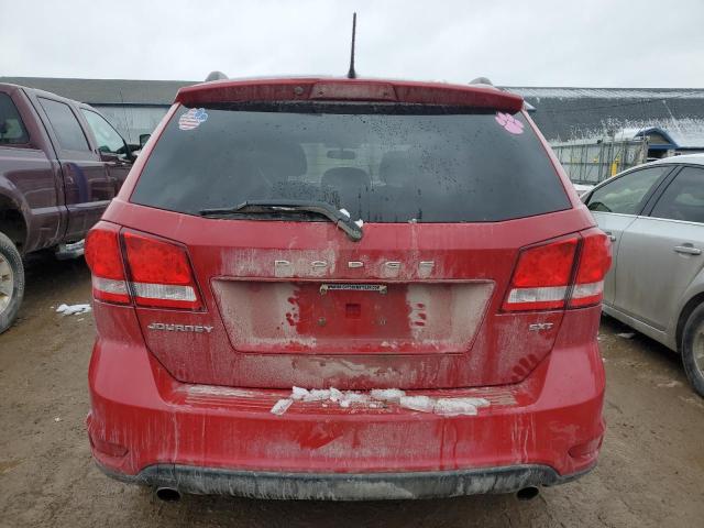 3C4PDCBG5DT517866 - 2013 DODGE JOURNEY SXT RED photo 6