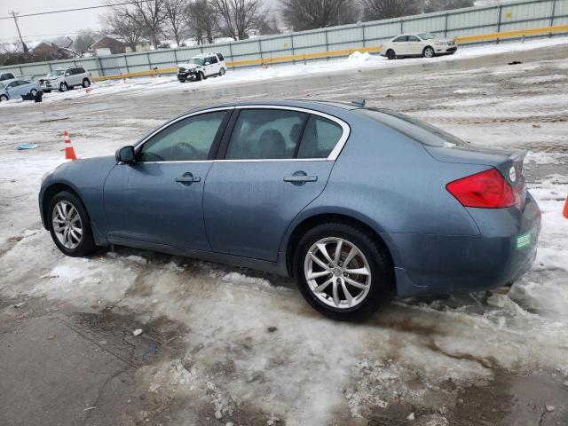 JNKBV61F68M271289 - 2008 INFINITI G35 BLUE photo 2