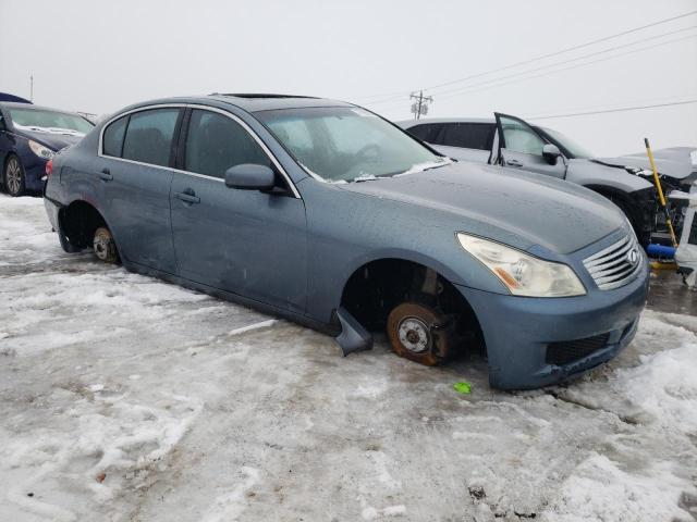 JNKBV61F68M271289 - 2008 INFINITI G35 BLUE photo 4