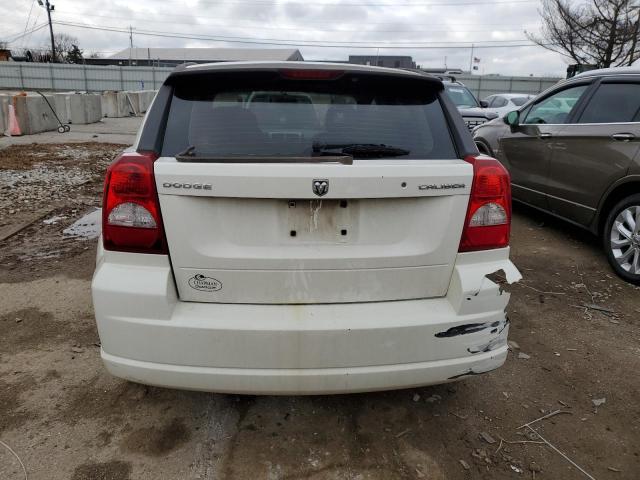 1B3HB28A89D108377 - 2009 DODGE CALIBER SE WHITE photo 6