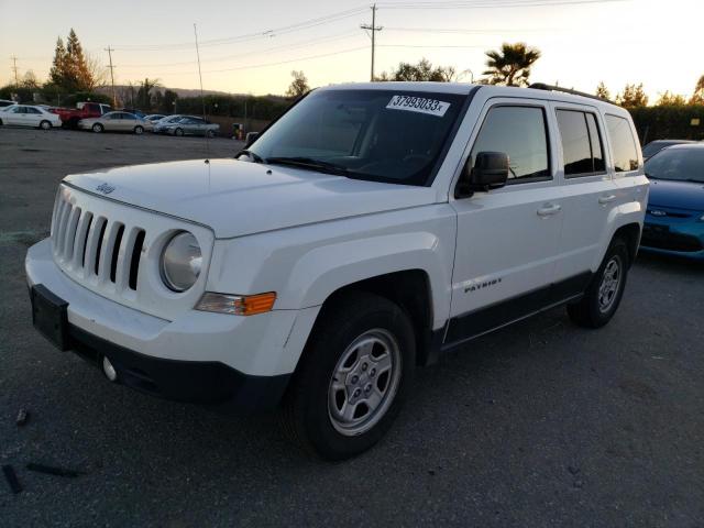 1C4NJPBB7ED722172 - 2014 JEEP PATRIOT SPORT WHITE photo 1