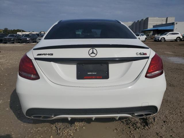 55SWF4JB5GU154231 - 2016 MERCEDES-BENZ C 300 WHITE photo 6