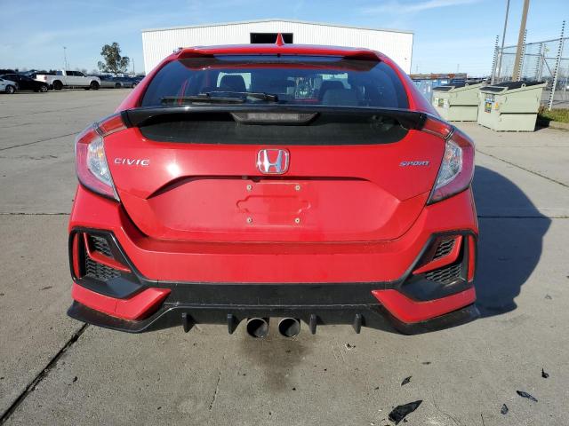 SHHFK7H47MU403421 - 2021 HONDA CIVIC SPORT RED photo 6